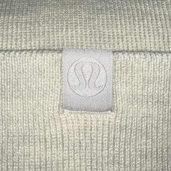 Lululemon Cream Warm Revelation Beanie One Size NWT main image 5